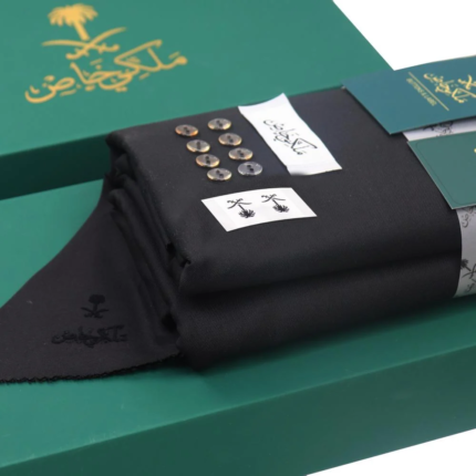 قماش شتوي ماركة ملكي خاص بني فاتح مقلم A4